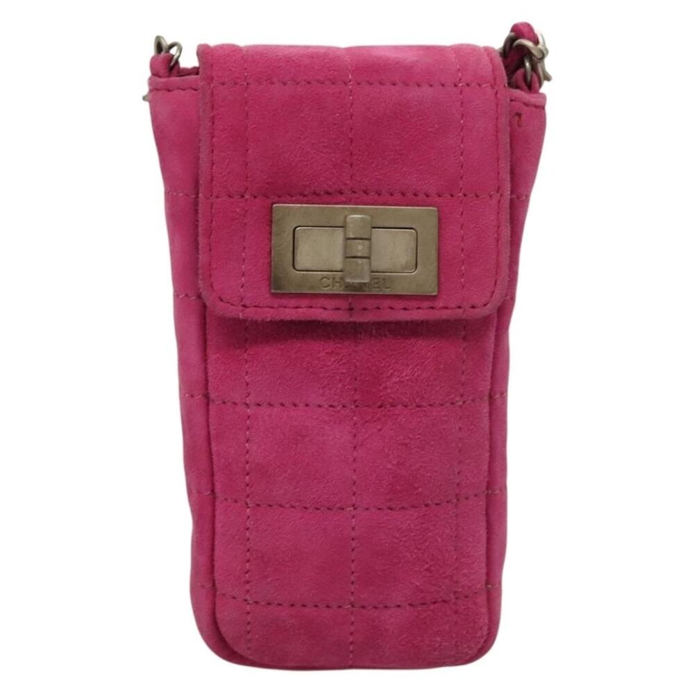Chanel Choco Bar Chain Shoulder Bag Pink
